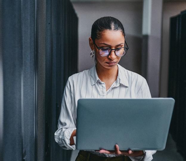 woman on laptop